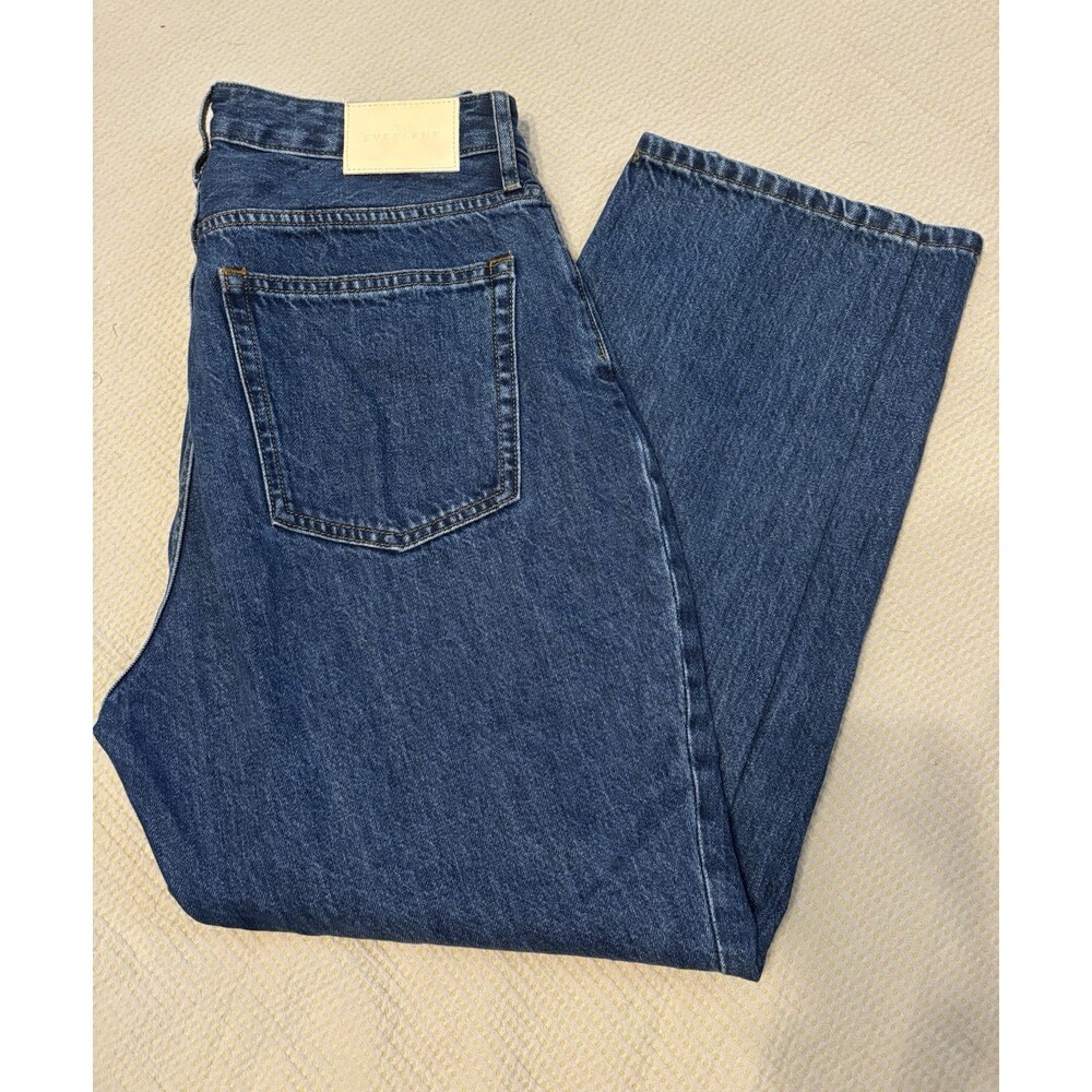 Everlane Womens Size 29 The‎ Curvy 90's Cheeky Straight Jeans Medium Wash